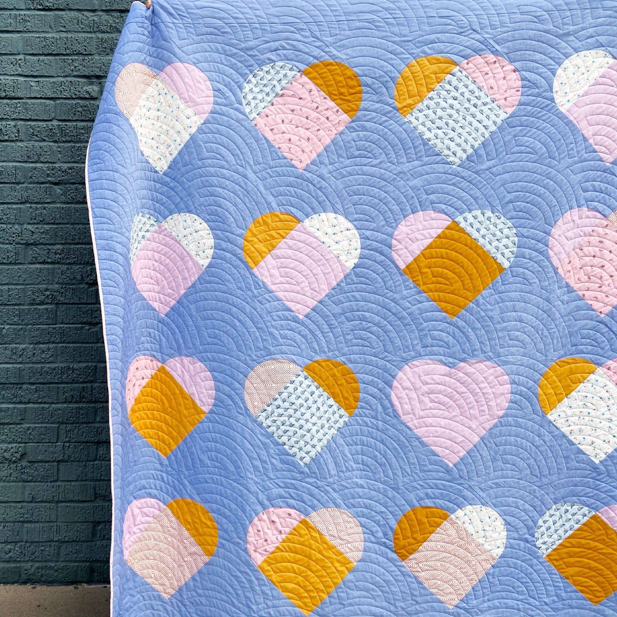 Megan Collins Quilt Design - Wholesale Craft Sewing Kit - Love and Stitches Quilt Pattern3