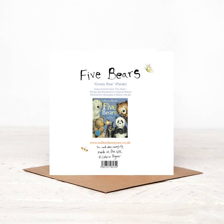Catherine Rayner Trading Ltd - Wholesale Everyday Greeting Card - Panda Bear Card