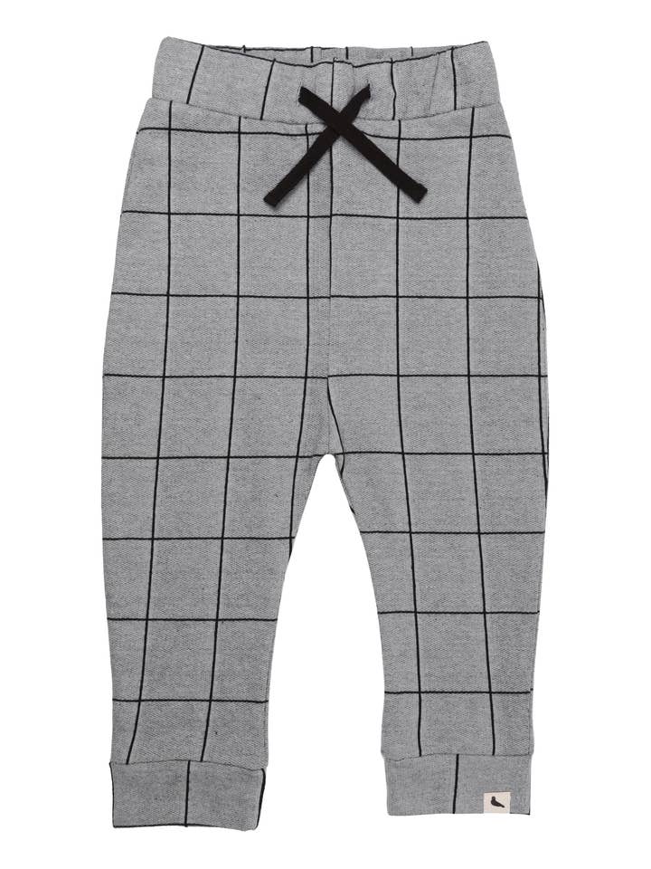 Pantalon de jogging Harem Check Ven pour la vente par Turtledove London