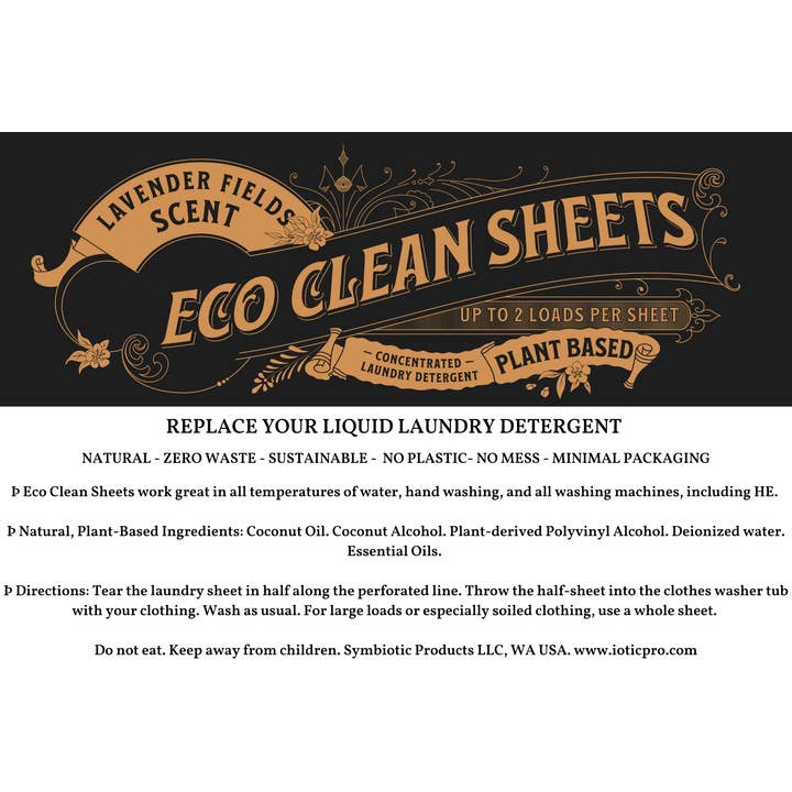 Symbiotic Products LLC - Wholesale Laundry Detergent Powder/Pods - LaundrySheets 40 Assorted"100 LOAD" boxes-Easy Buy-standard9