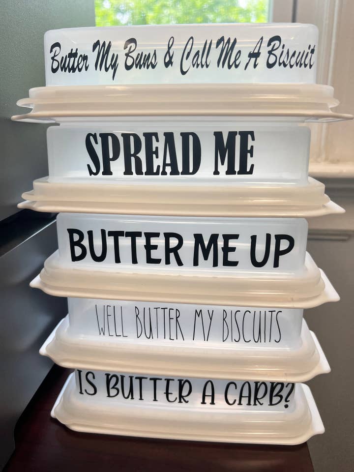 Butter Dish for wholesale by WebbLynn Design LLC.