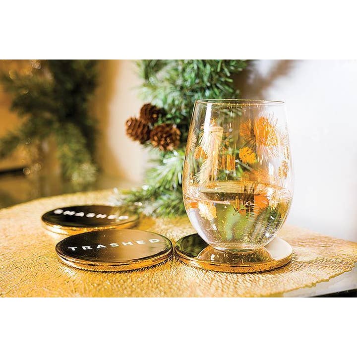 Abbott - Wholesale Coasters - S/4 Drunk Expressions Coasters-4"D2