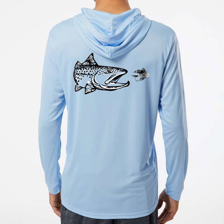 Streamer Eater Sun Shirt for wholesale by Fly Fish Wyoming