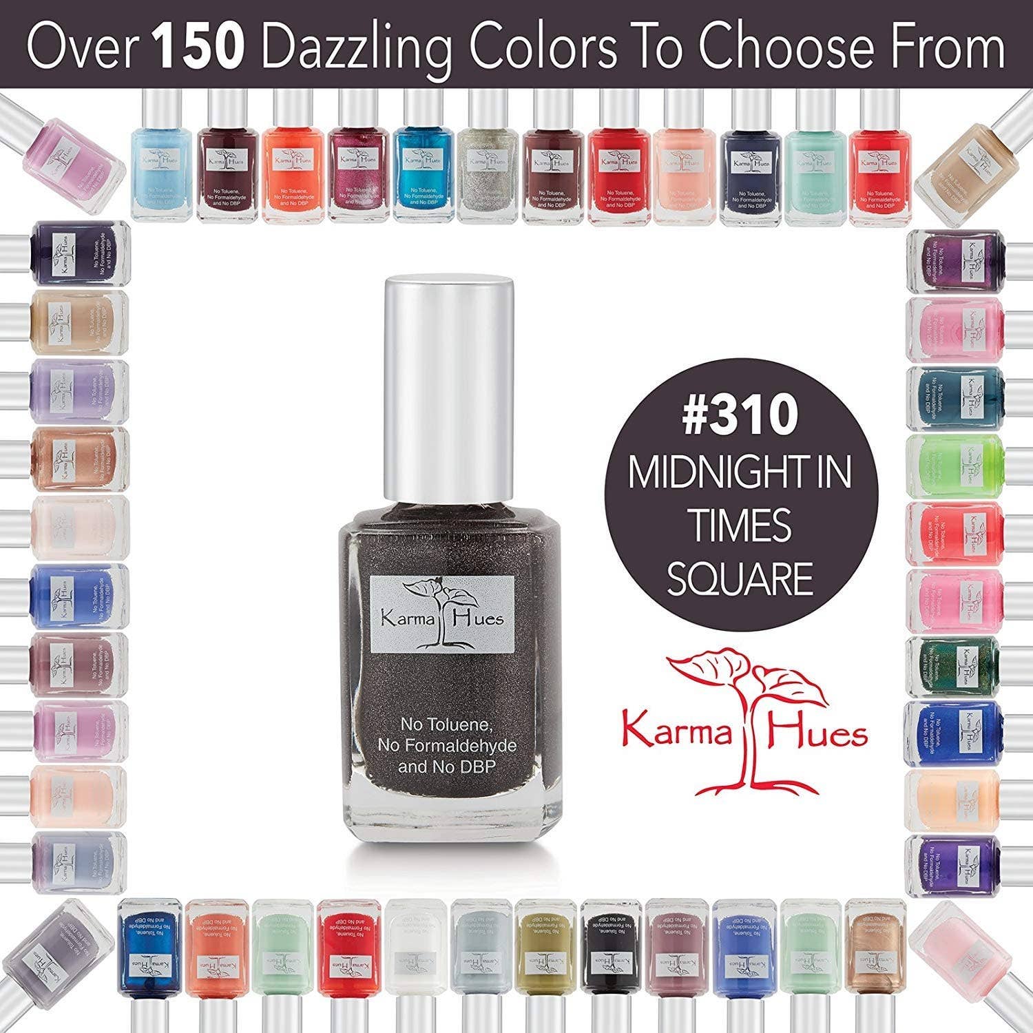 Karma Organic spa - Wholesale Nail Polish - Karma Organic Midnight in Times Square - Nail Polish1