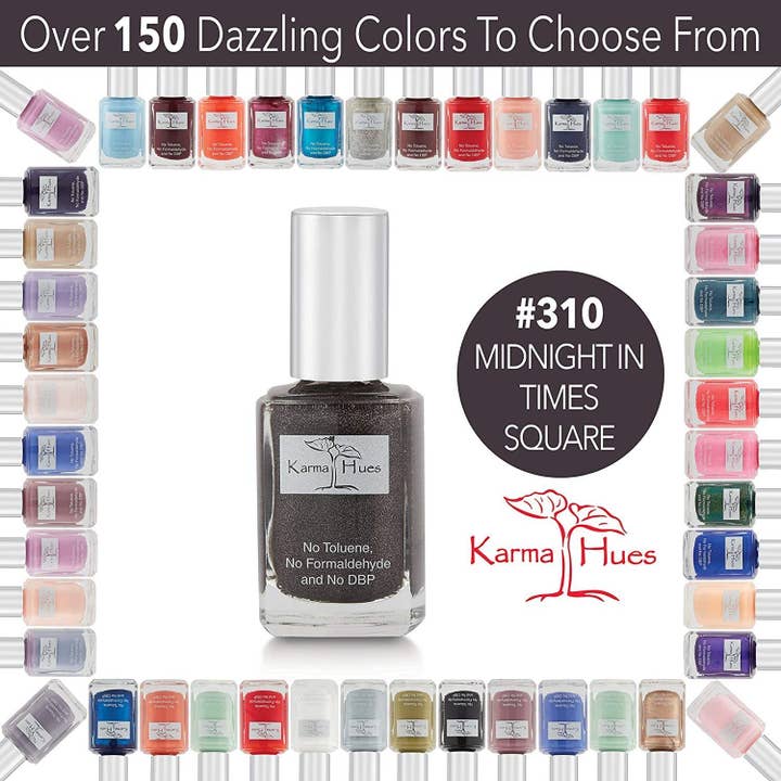 Karma Organic spa - Wholesale Nail Polish - Karma Organic Midnight in Times Square - Nail Polish1