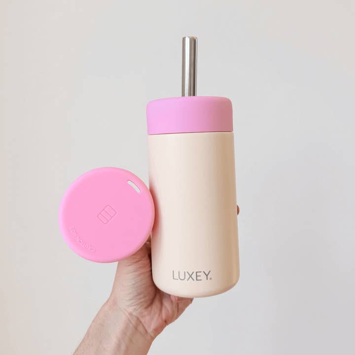 Luxey Cup - Wholesale Insulated mug/tumbler - MINT CREAM - Duo Switch Stainless Steel Cup 12oz3