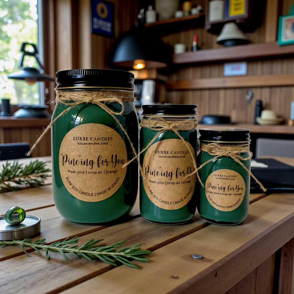 LUXXE Candles - Wholesale Pot/gevulde kaars - "Pine"ing for You Kaars | Organische Sojakaars7