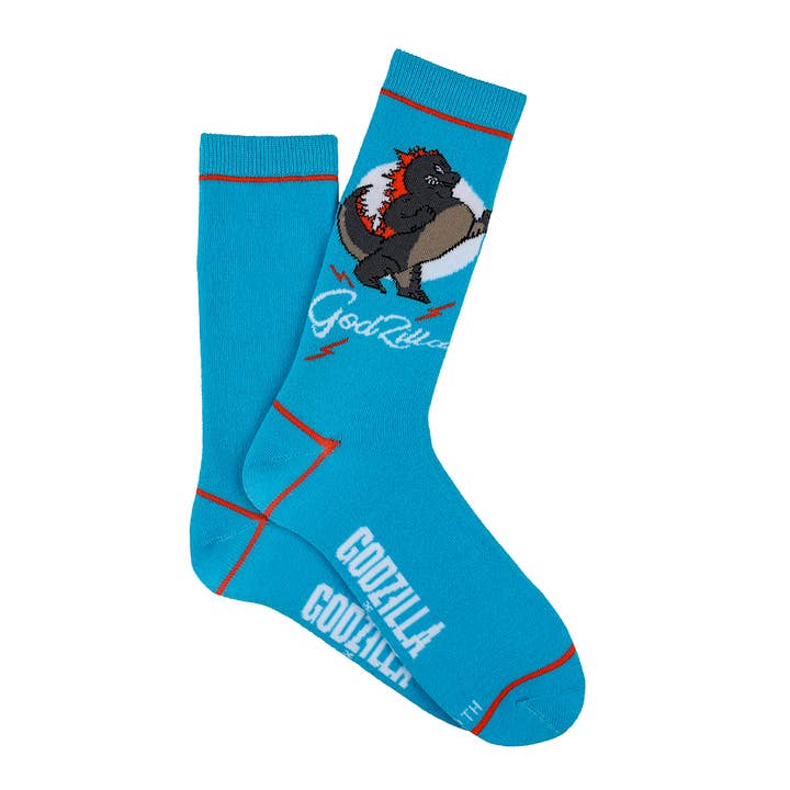 Chaussettes Godzilla x Kong Collegiate Godzilla Crew pour la vente par Everything Legwear