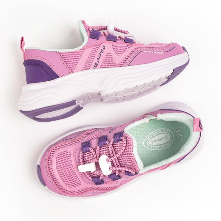 pediped footwear - Vente Baskets de sport – enfant - Taureau - Grip ‘n’ Go™ | LT Violet3