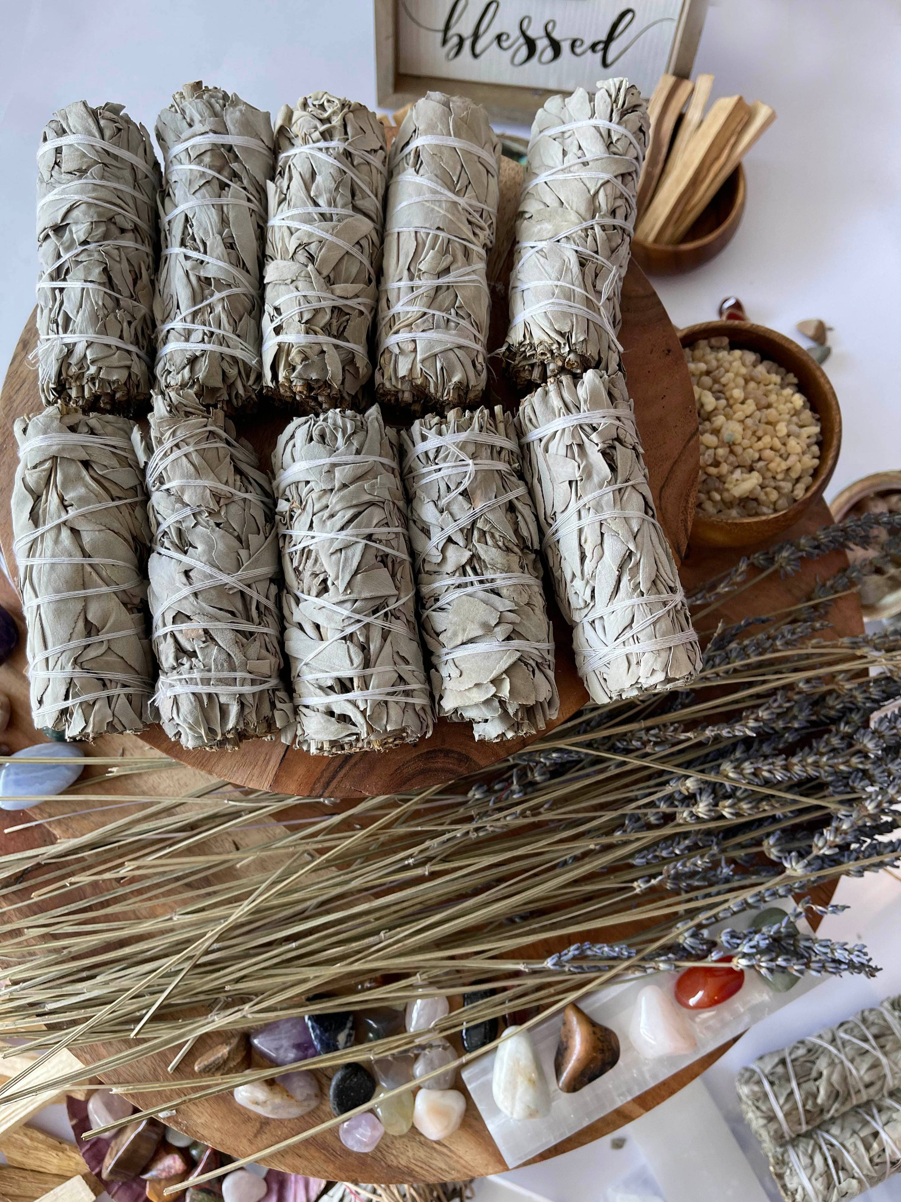 CaNatureLover - Vente Bâton de sauge - Lot de 100 bâtons de sauge blanche - Offre spéciale à 99 $ pour les 20 premières commandes2