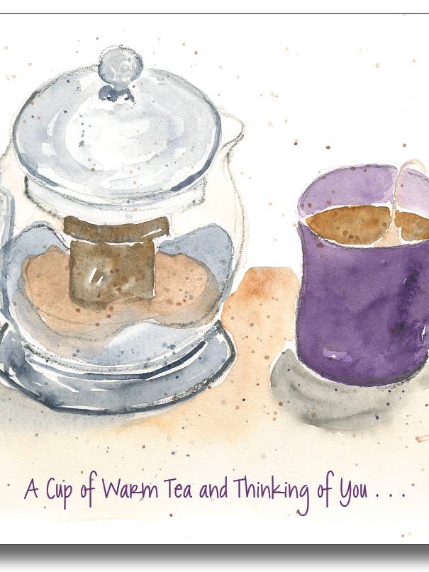 Glas Tekanna för wholesale av WORDS & WATERCOLORS BY PEG CONLEY