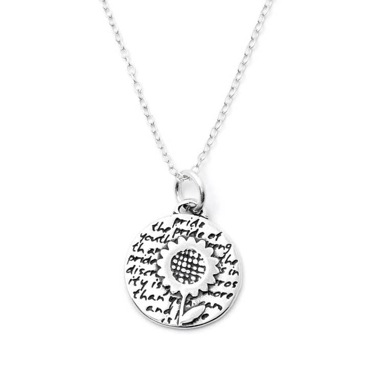 Sunflower Necklace (Pride)-D42SM for wholesale by Kevin N Anna