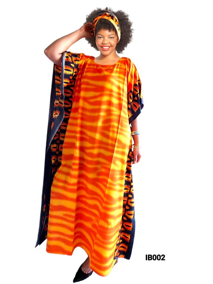 India Batik - Wholesale Kaftan - Women's - IB002 kaftan Dress