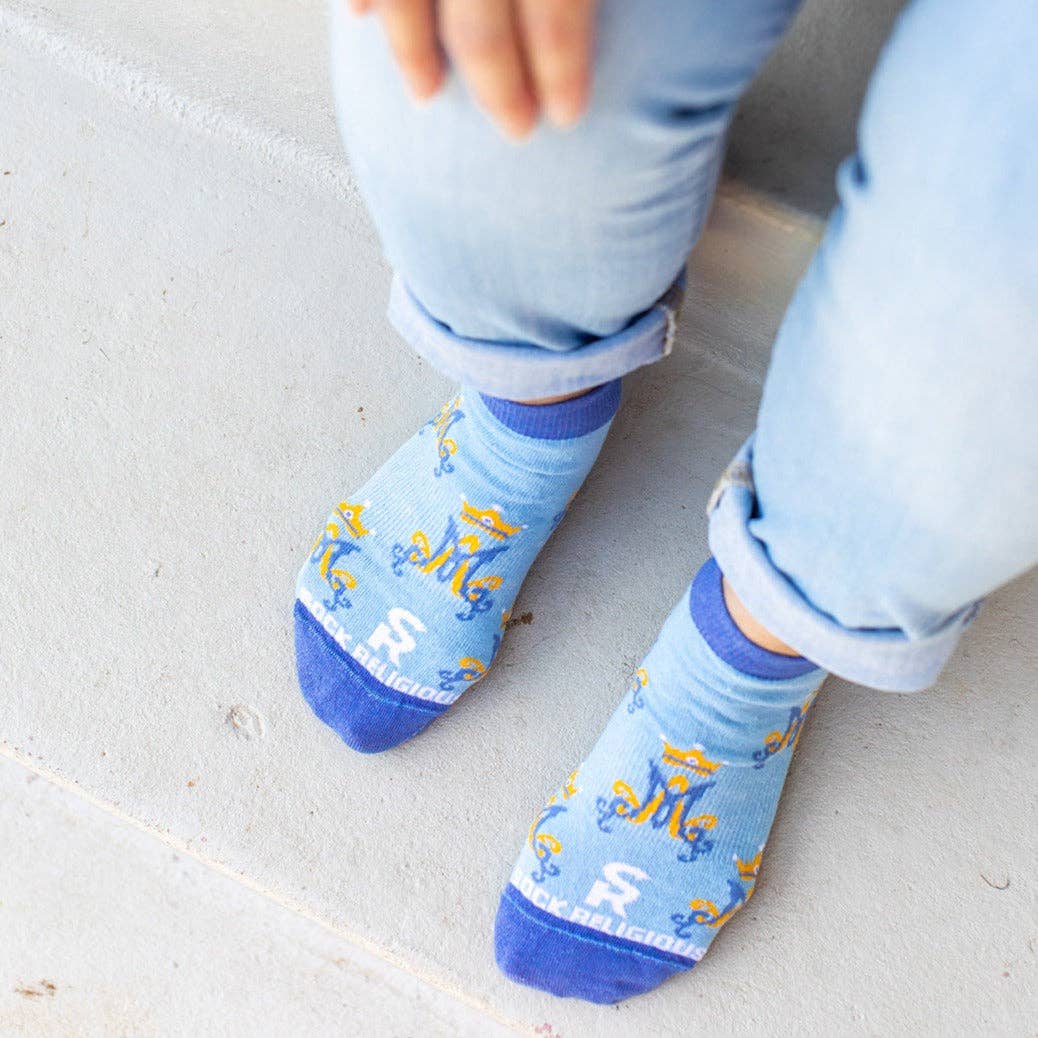 Sock Religious - Vendita all'ingrosso Calzini - Unisex - Calzini Invisibili con Monogramma Mariano6