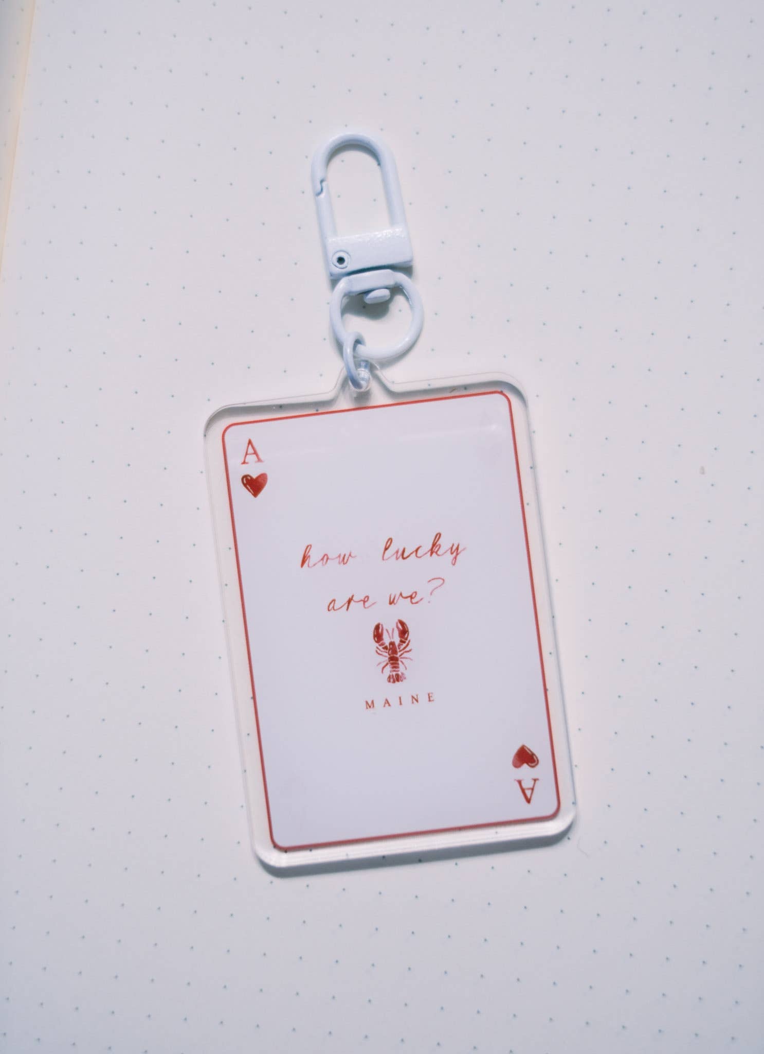 Scribbles and Doodlez - Wholesale Keychain - Unisex - lucky hand | maine lobster acrylic keychain1