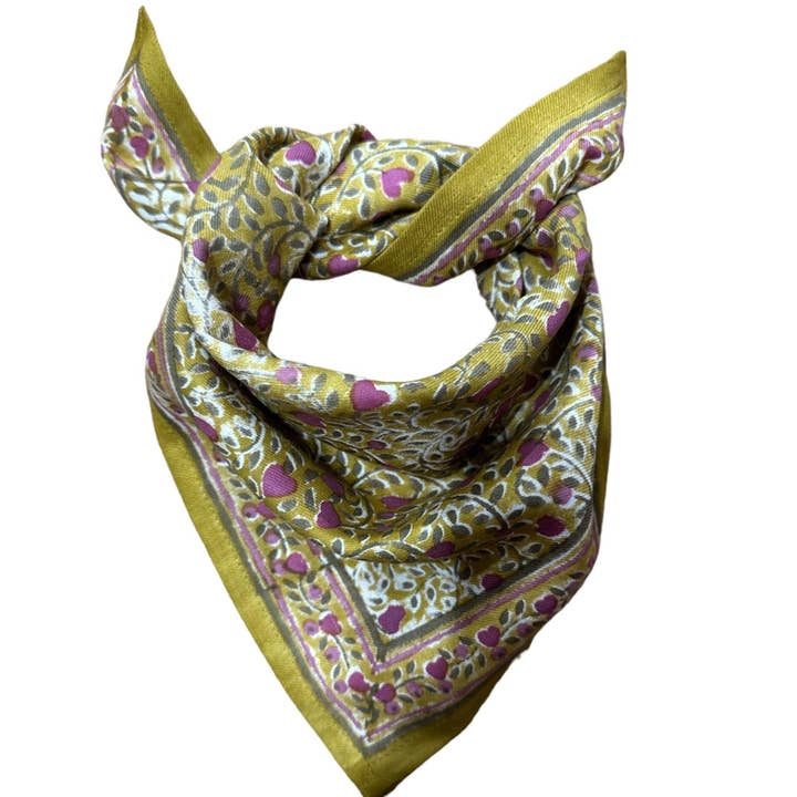 Maison Augustin - Wholesale Scarf - Kids - Love Bronze Baby Children's Scarf 50 cm2