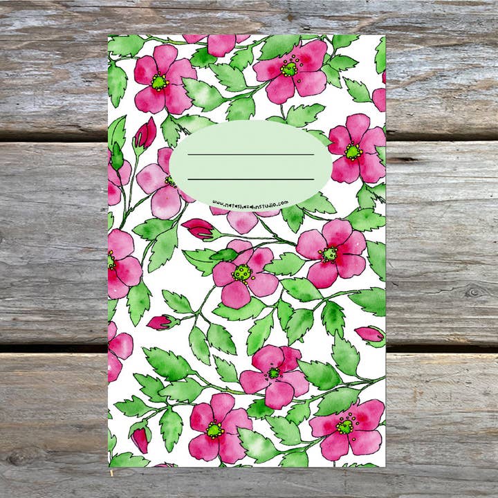 Wild Rose Journal for wholesale by Natasha Zahn Studio