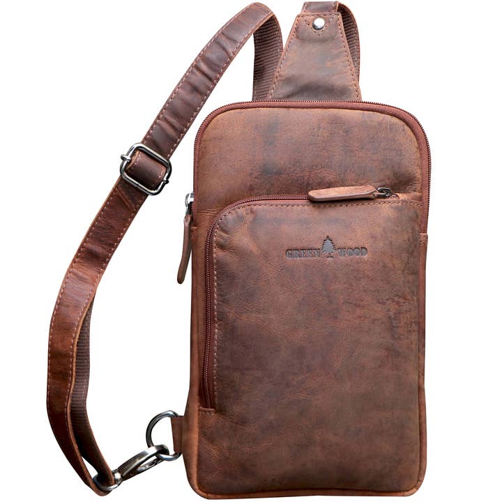 Greenwood - Wholesale Belt Bag - Unisex - Alex backpack shoulder bag women leather bicycle bag men18