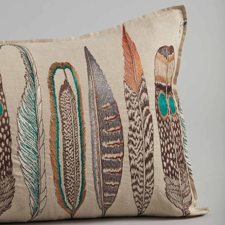 Coral & Tusk - Wholesale Lumbar Pillow - Large Feathers Lumbar