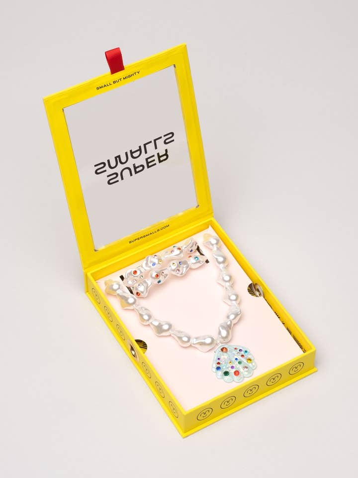 Gem Seashell Waterproof Necklace Set for wholesale by Super Smalls