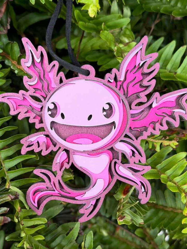 Axolotl rosa nuotatore per la vendita all'ingrosso da parte di The Wilusz Way