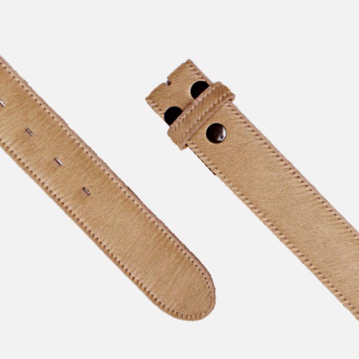 Amsterdam Heritage Leather Belts, Bags, Jackets & Apparel - Wholesale Belt - Women's - MADE TO ORDER Flavia | Cow-Hair Belt with Removable Buckle3