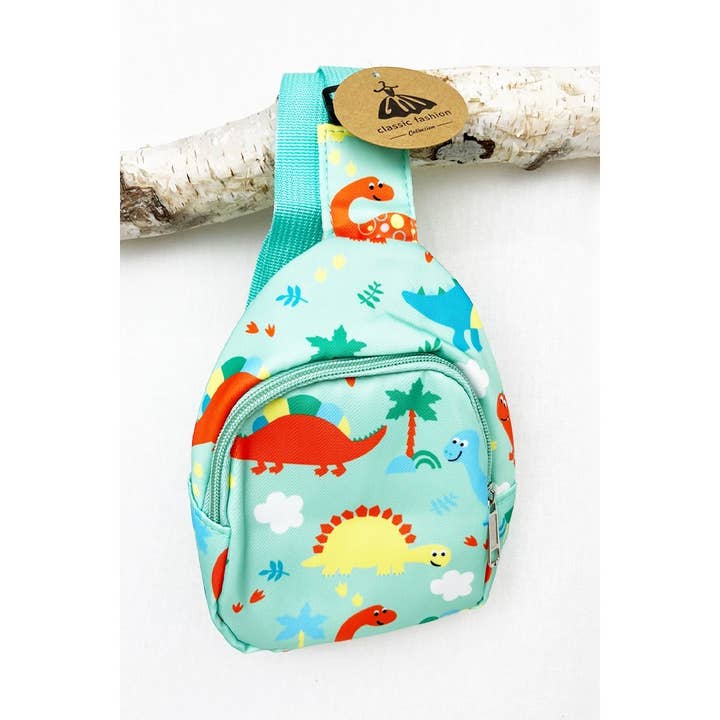 MIX COLOR Cute Dinosaur Crossbody Chest Bag for wholesale on Faire