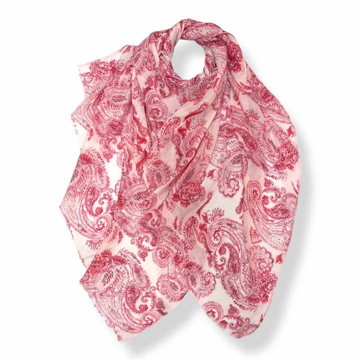 Lili Scarves (US Duty Free) – wholesale Scarf – Women's – Paisley Print Scarf3