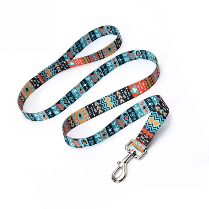 PAWPAWwholesale - Wholesale Pet Leash - Dog - Ethnic Forest Print Dog Leash – Starry Night_CWMM76084