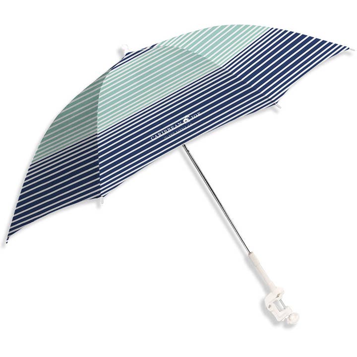 Chaby International - Wholesale Beach Umbrella - Caribbean Joe 48" Arc Clamp-On Beach Umbrella-Horizon Stripe