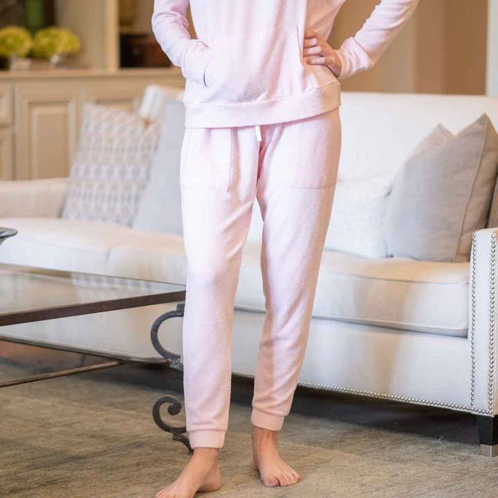 Gebürsteter Hacci Jogger Hellrosa -Asst. für den Großhandel von The Royal Standard