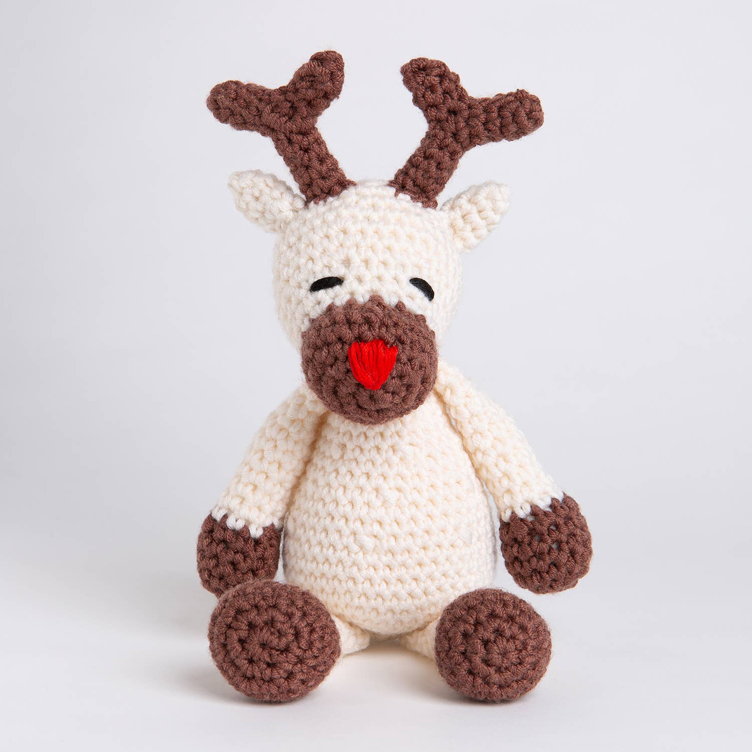 Wool Couture Company - Wholesale DIY Craft Kit - Raphael the Reindeer Easy Crochet Kit2