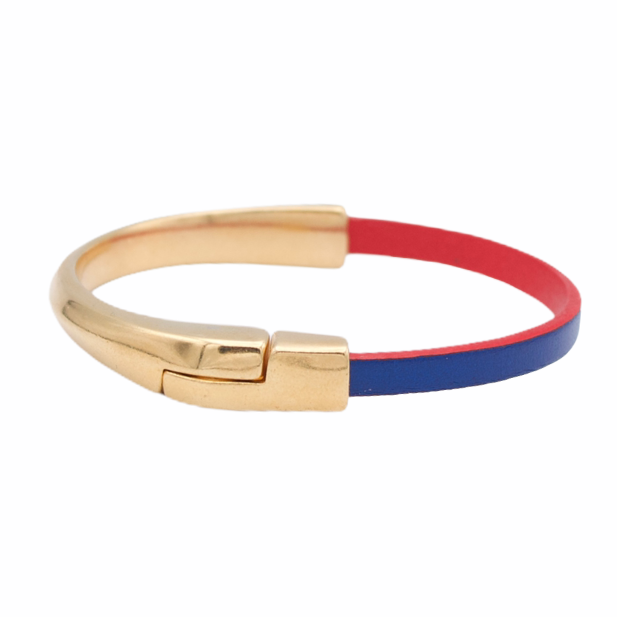 Araracuara - Wholesale Bangle Bracelet - AMACAYACÚ leather bracelet (gold) with magnetic clasp3