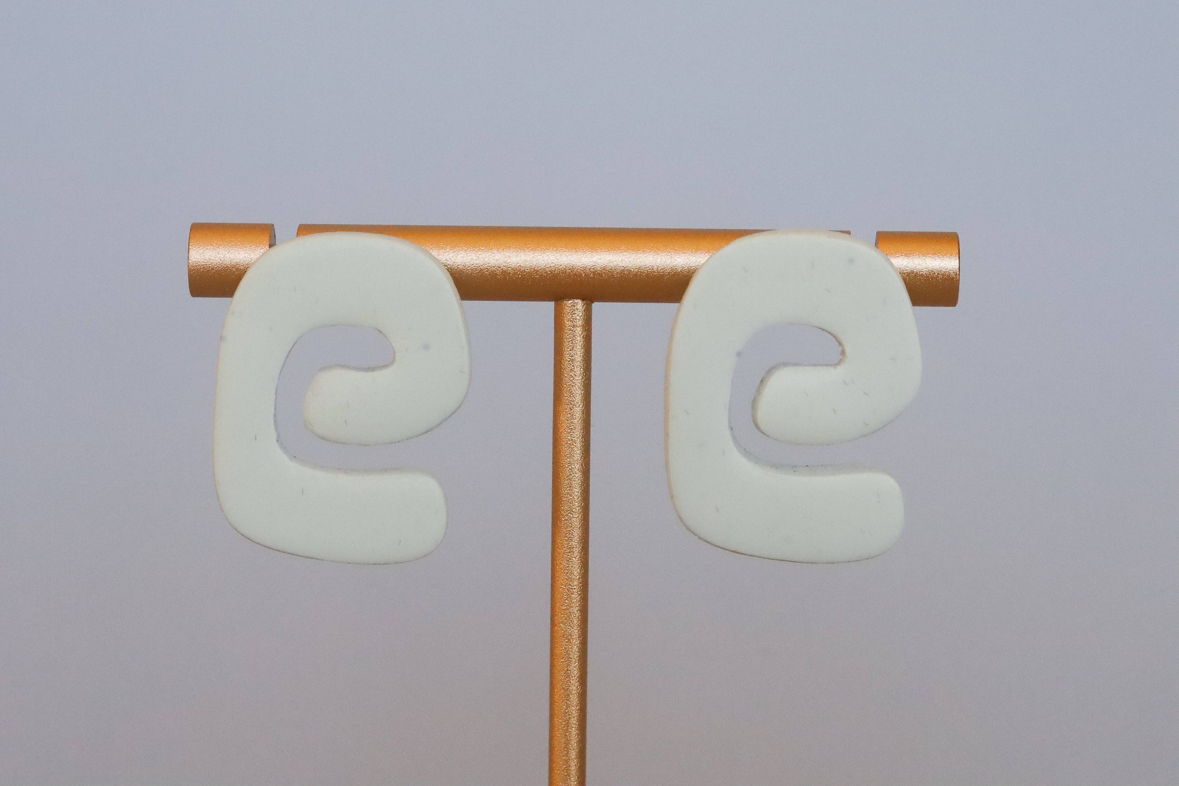 Rainbow's Clay - Wholesale Stud/Post Earrings - Swirl Studs0