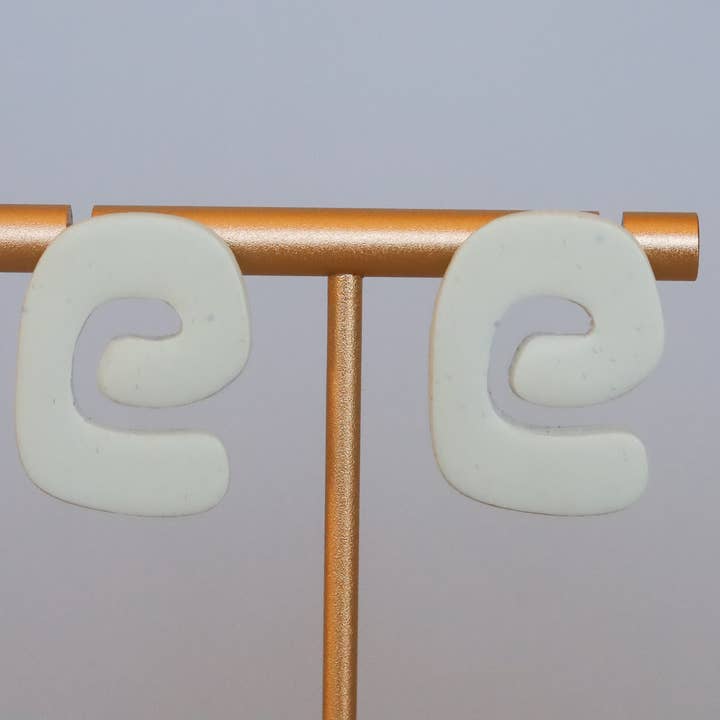 Rainbow's Clay - Wholesale Stud/Post Earrings - Swirl Studs