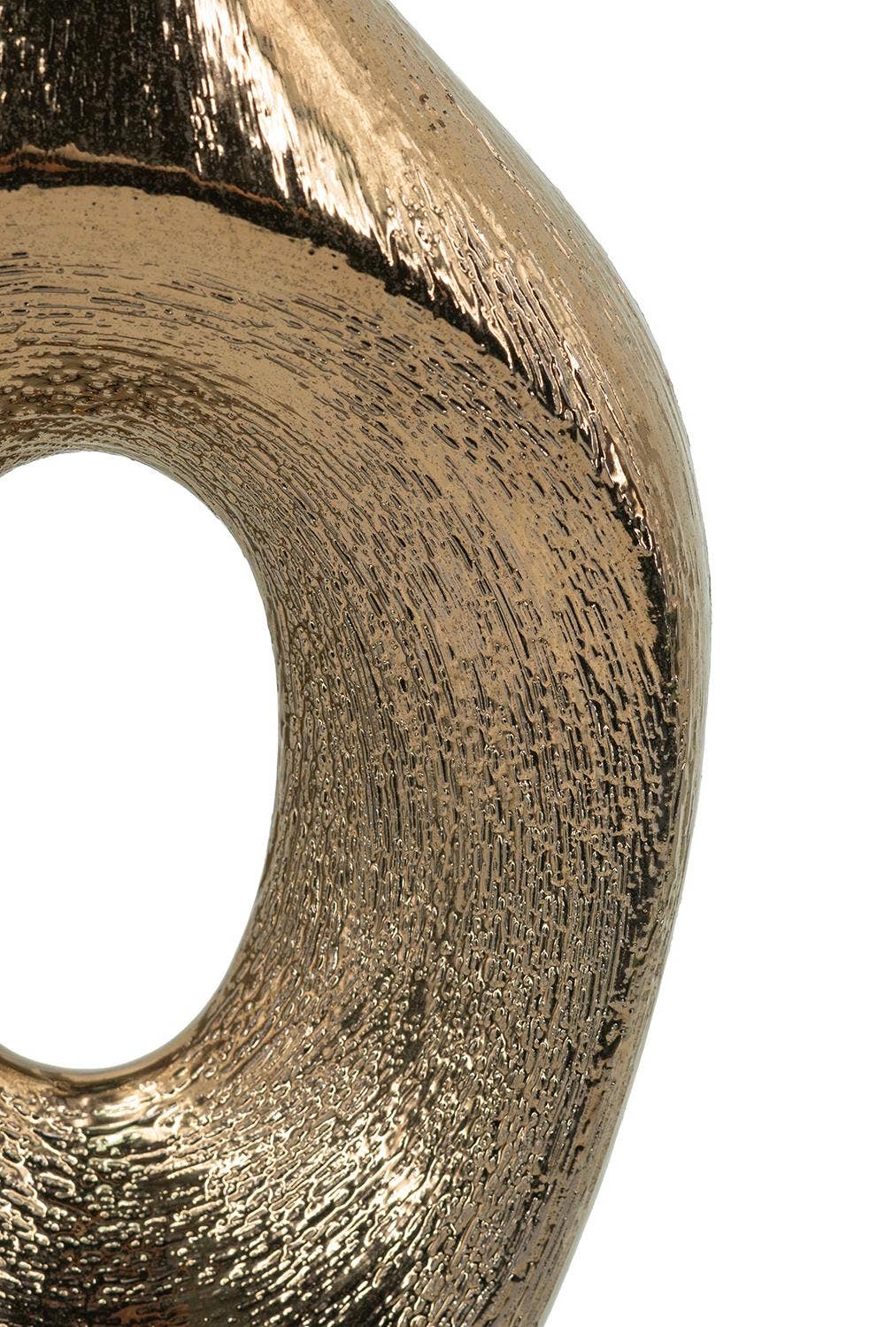 A&B Home Group Inc. - Wholesale Vase - 9x3.5x19" Round Bronze Vase w/ Textured Open-Cut Design3