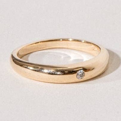 Bague dôme en diamant pour la vente par Kolohe