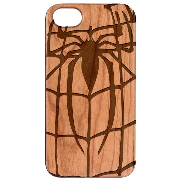 Cherry Wood - Spider Engraved for wholesale by OTTO CASE