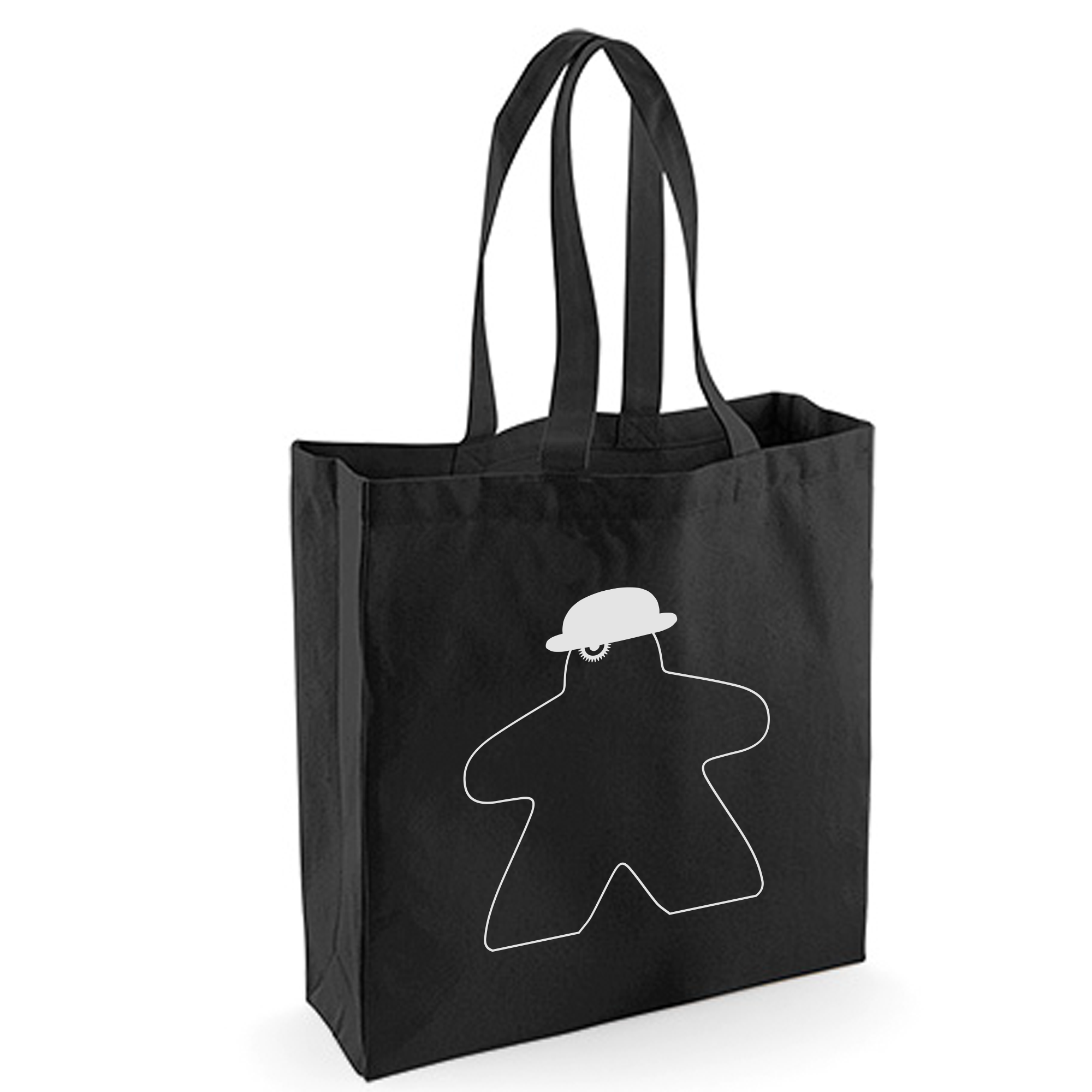 Meeplings | Handmade in Berlin - Wholesale Tote Bag - Unisex - Clockwork Meeple Heavy Duty Shopper0