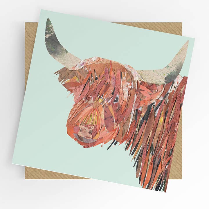 Hochlandkuh-Karte für den Großhandel von Under the Willow Tree