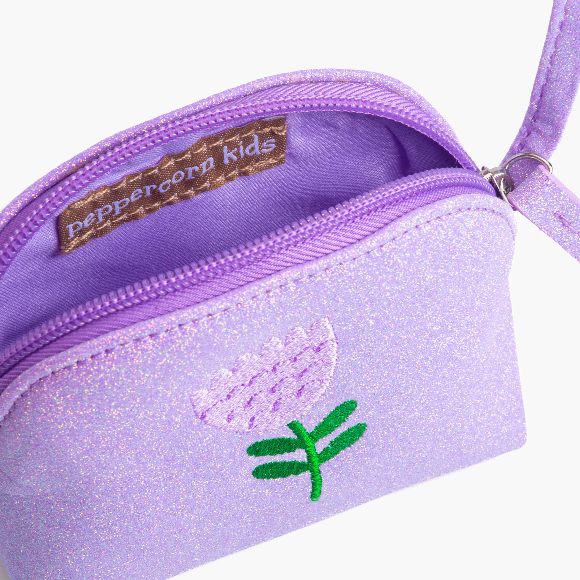 Peppercorn Kids - Wholesale Crossbody Bag - Kids - Sparkly Purse with Flower Embroidery for Girls 2-6 Years4