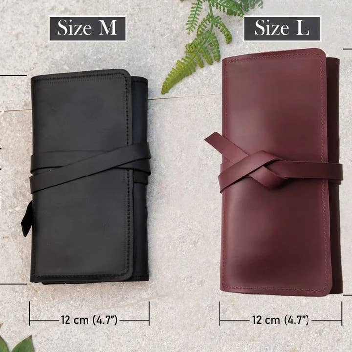 Pikore – wholesale Pencil case/pouch – Artist roll up, Leather pencil roll, Pen roll case5