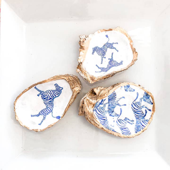 Blue and White Zebra for wholesale by Kcrookdesign