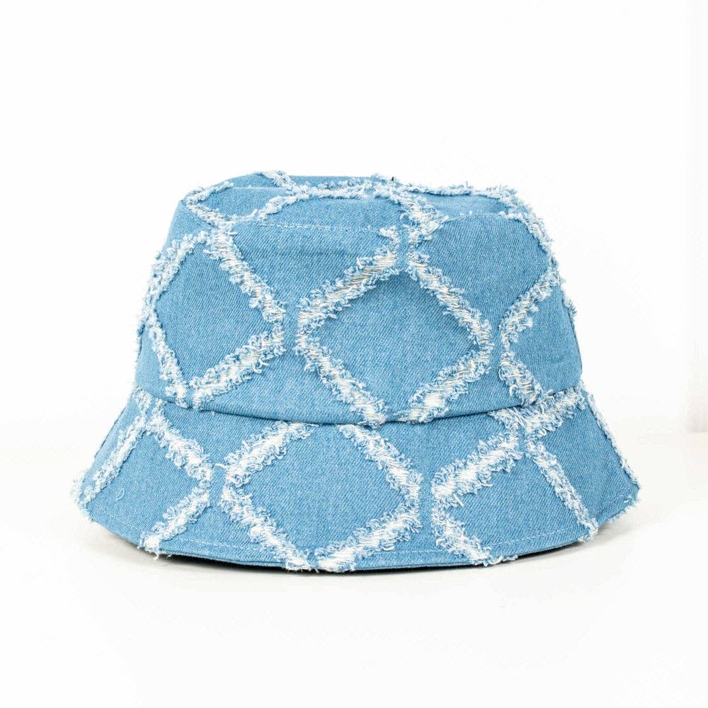Pretty Simple - Wholesale Bucket Hat - Women's - Diamond Print Bucket Hat Wholesale7