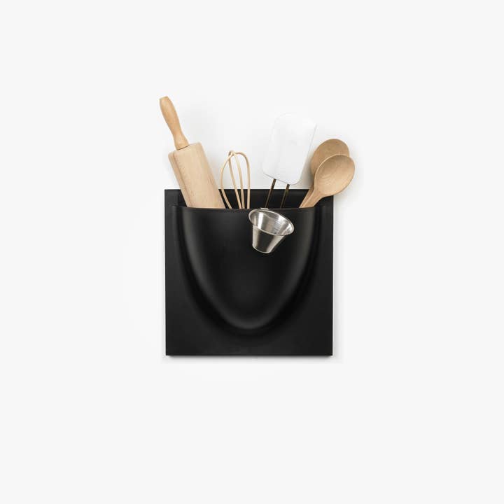 Nero Vaso da parete quadrato nero 30x30 cm - VertiPlants in vendita all'ingrosso su Faire5