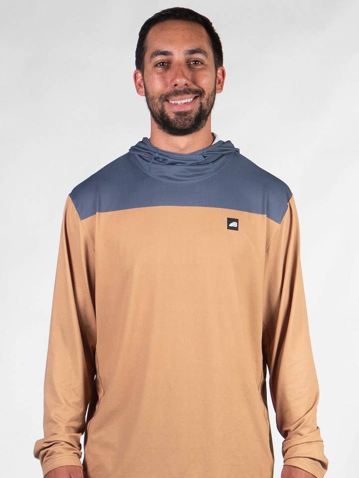Men's Ascent UPF50 Sun Hoodie for wholesale by Belong Designs