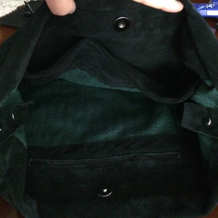 BBagdesign - Wholesale Shoulder Bag - Women's - Black suede bag5