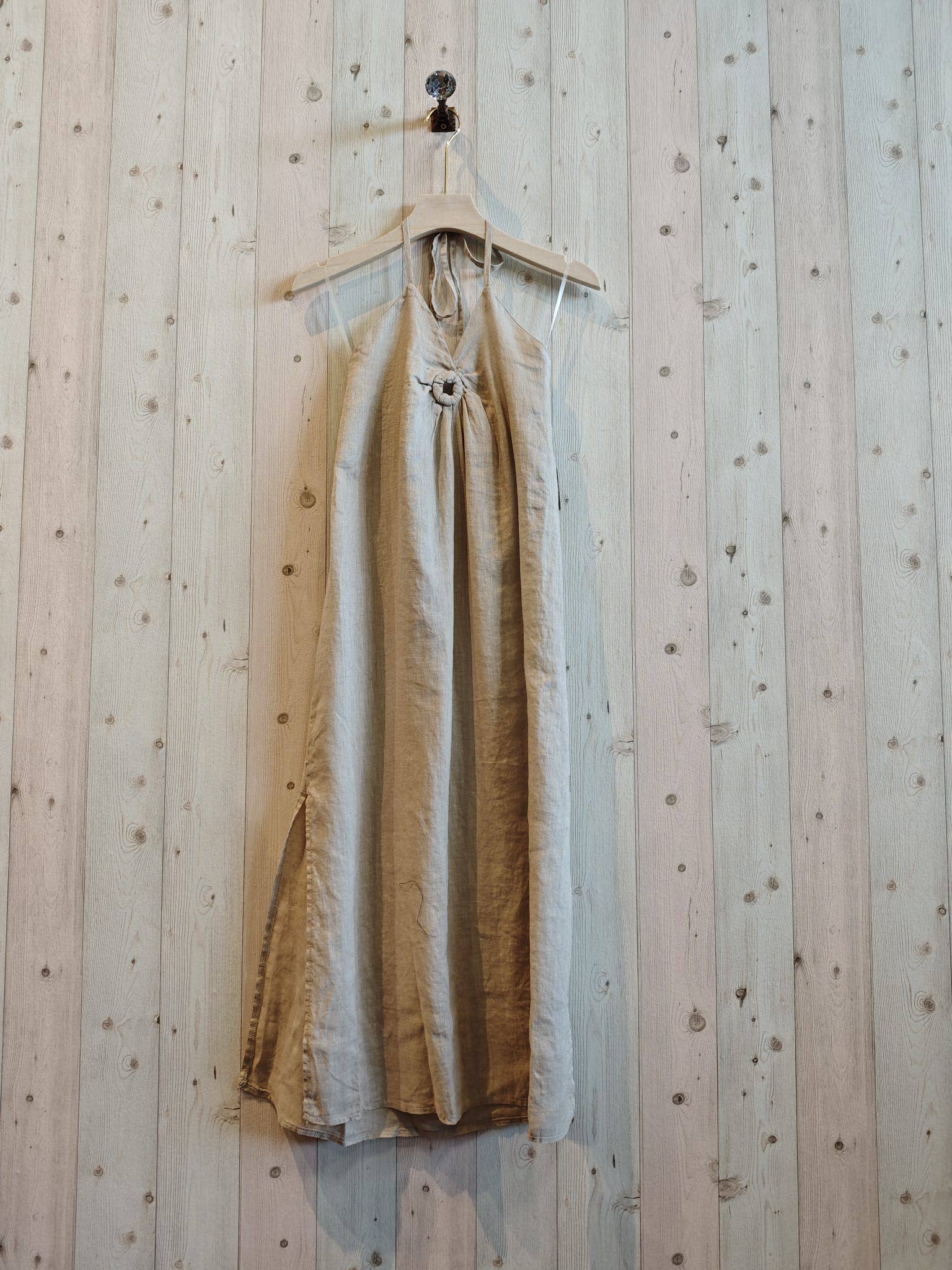 Linen & More - Vendita all'ingrosso Vestito - Donna - RIF 13992 VESTITO IN LINO CON SPALLINE0