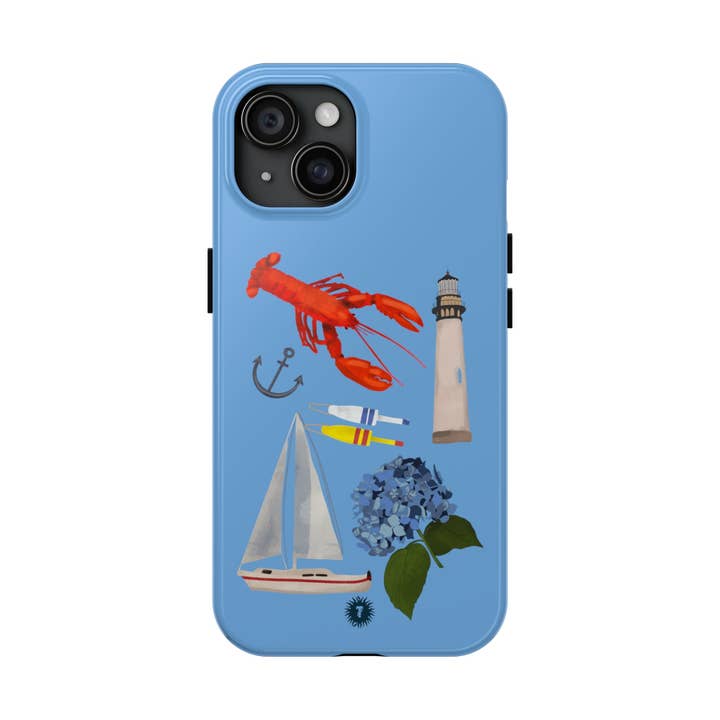 Custodia per telefono New England Starter Pack blu chiaro per la vendita all'ingrosso da parte di Thursday’s Child Creative Studio