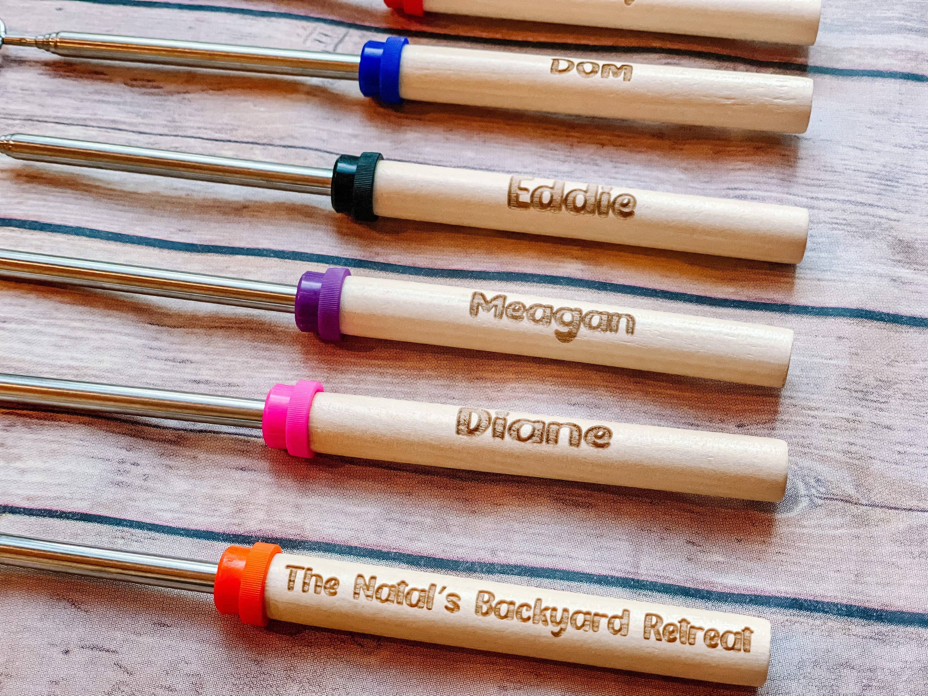 Hudson Valley Makers Co. – wholesale Kitchen tool/gadget – Customized S'Mores Roasting Sticks2